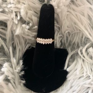 Cubic Zirconia 10k Yellow Gold Ring